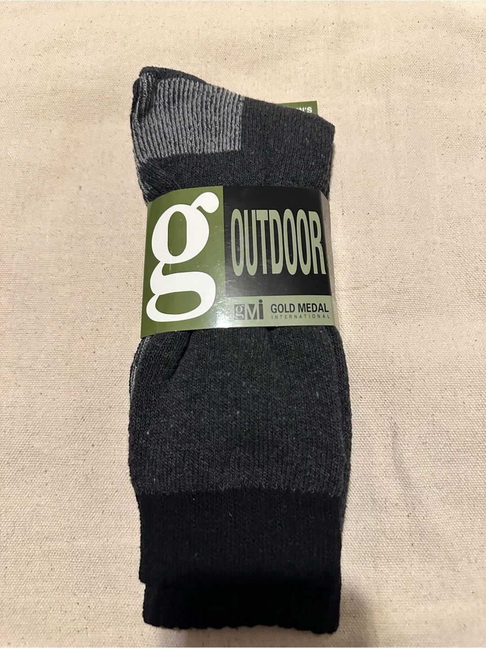 Gold Medal | Socks | Gold MedalOutdoor Men's Black & Gray Crew Socks